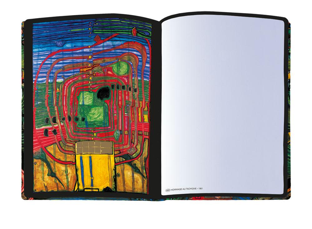 Bild: 9783946177319 | Hundertwasser Notizbuch (Grüne Stadt) | Friedensreich Hundertwasser