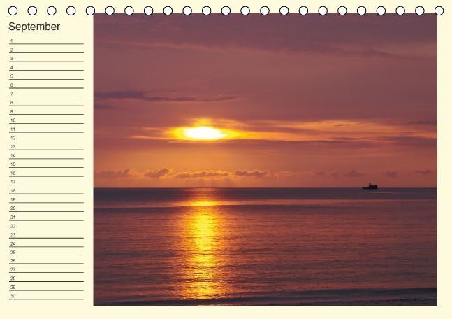 Bild: 9783660470468 | Colours by the sea / Birthday Calendar / UK-Version (Table Calendar...