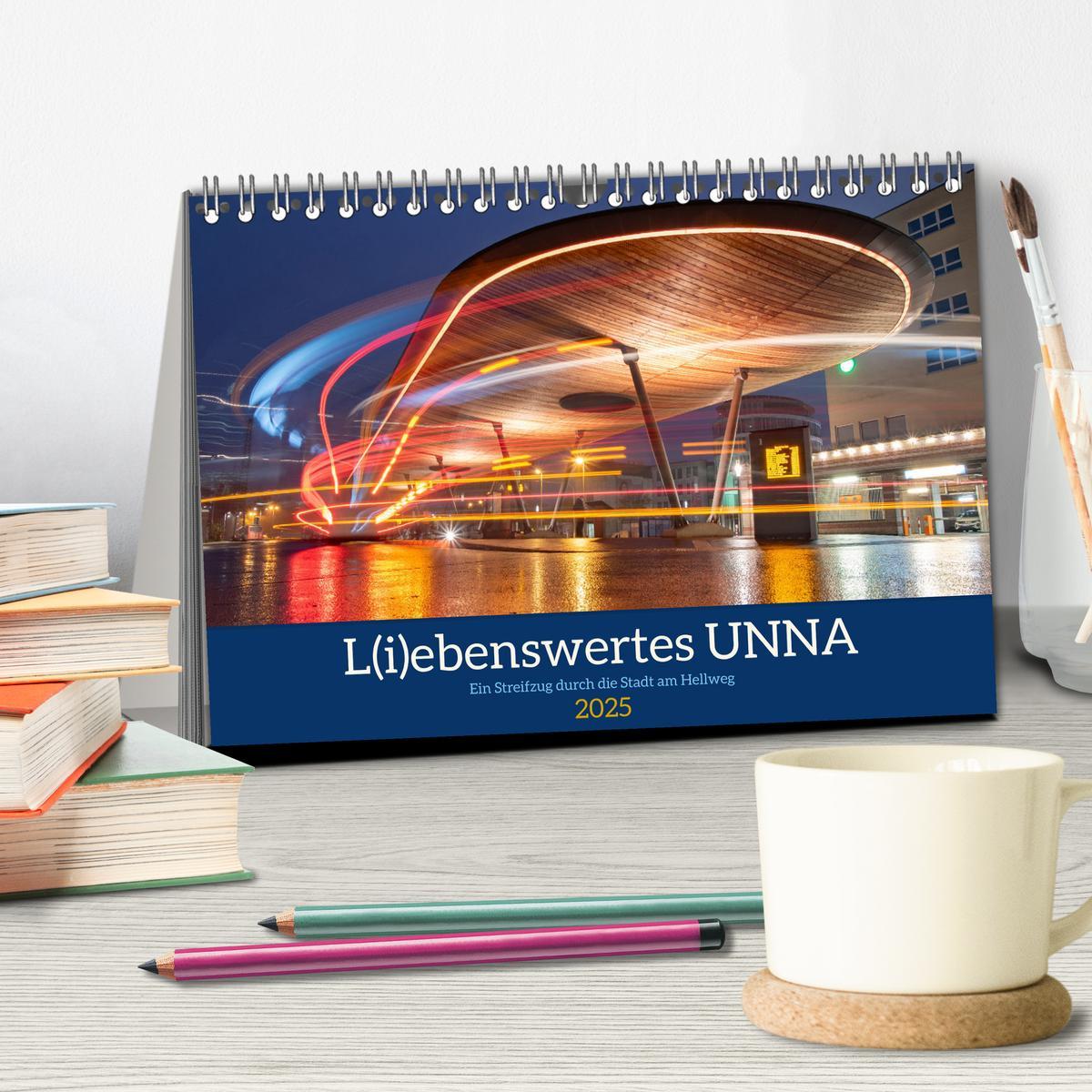 Bild: 9783435700486 | L(i)ebenswertes UNNA (Tischkalender 2025 DIN A5 quer), CALVENDO...