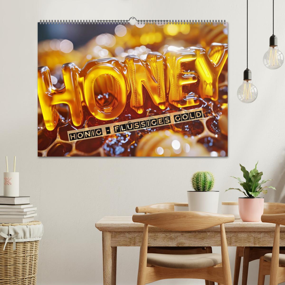 Bild: 9783435419890 | HONIG - flüssiges Gold (Wandkalender 2025 DIN A2 quer), CALVENDO...