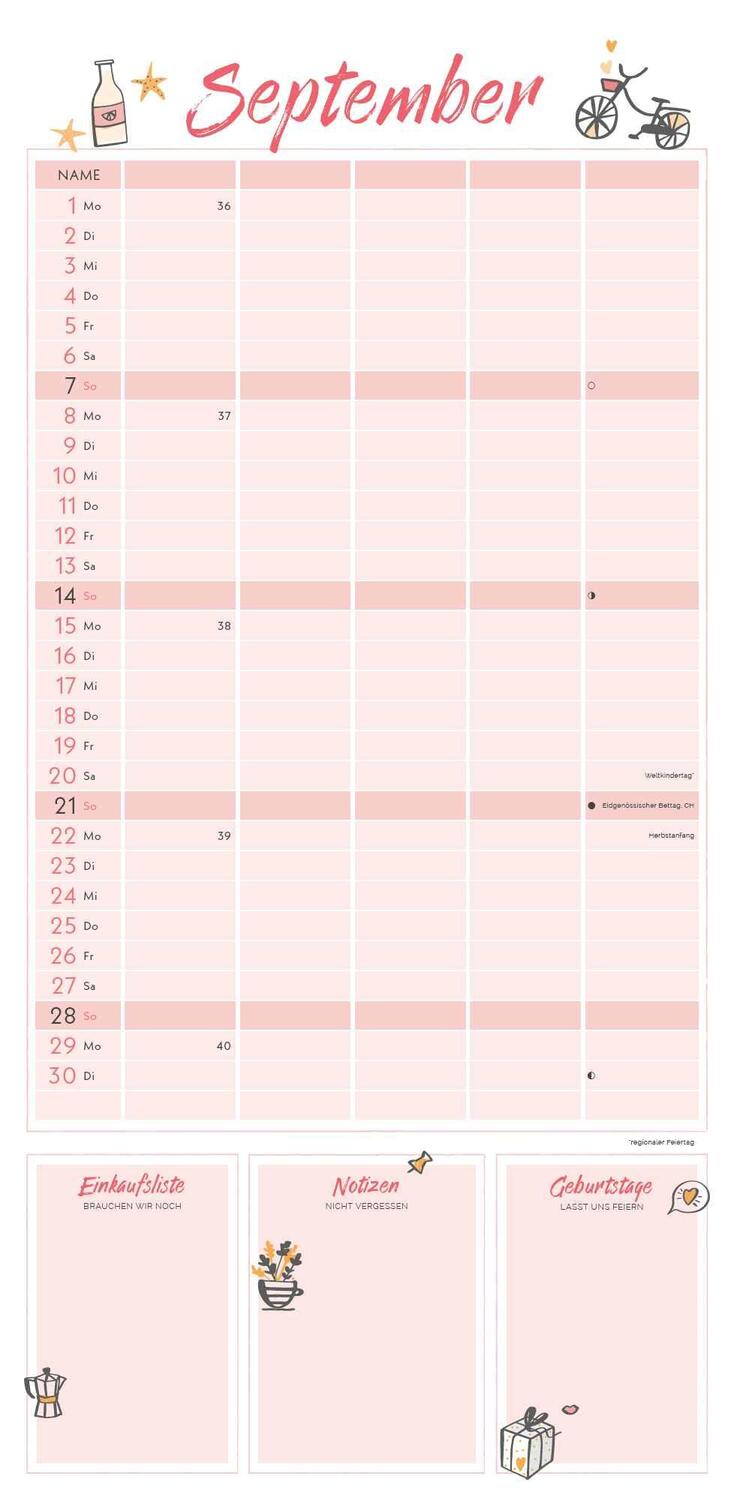 Bild: 4251732341244 | Little Lovely Planner 2025 Familienplaner - Familien-Timer -...