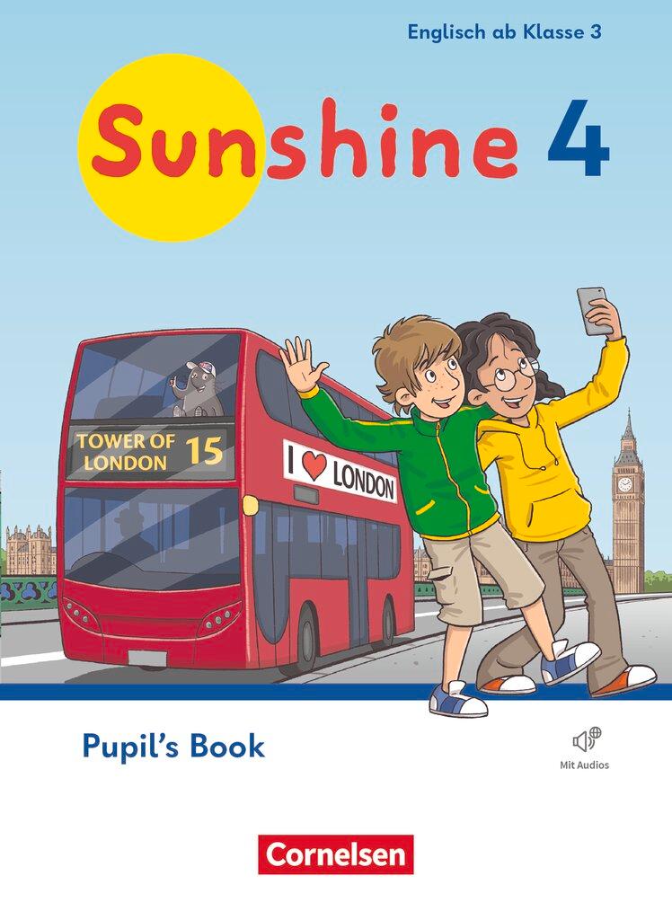 Cover: 9783066000474 | Sunshine 4. Schuljahr. Pupil's Book mit Audios (Webcode) und...