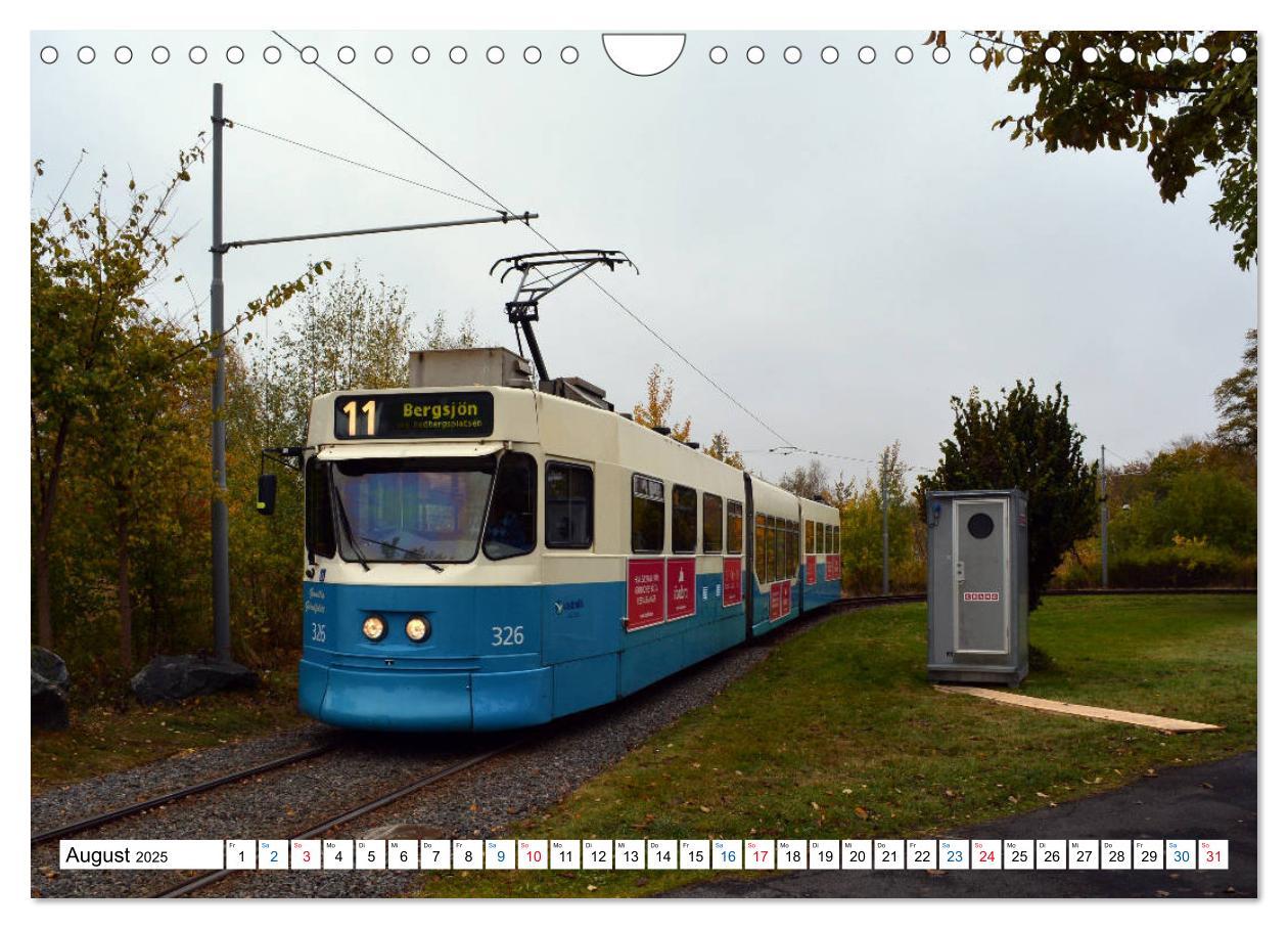 Bild: 9783435332519 | Die Göteborger Straßenbahn (Wandkalender 2025 DIN A4 quer),...