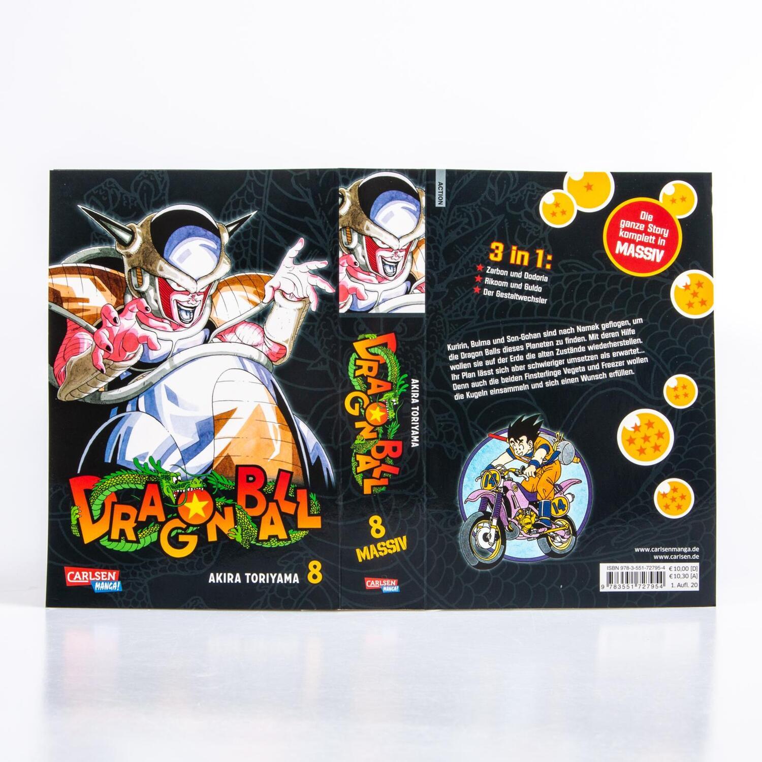 Bild: 9783551727954 | Dragon Ball Massiv 8 | Die Originalserie als 3-in-1-Edition! | Buch