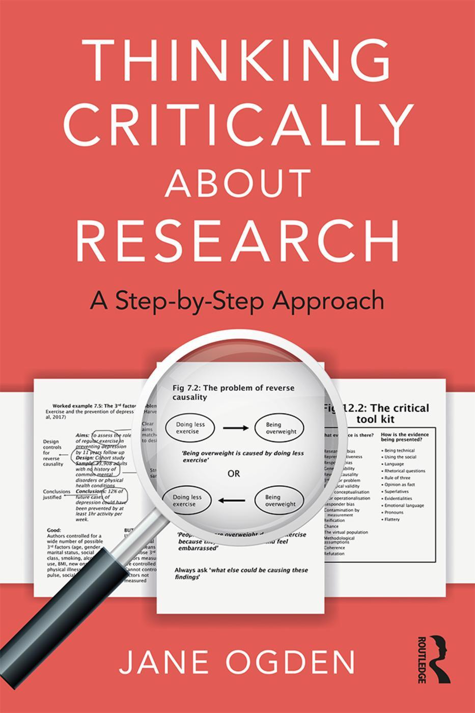 Cover: 9780367000202 | Thinking Critically about Research | A Step by Step Approach | Ogden