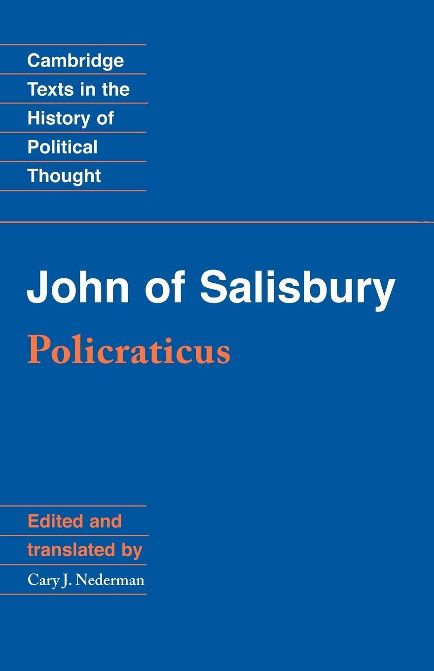 Cover: 9780521367011 | John of Salisbury | Policraticus | John of Salisbury (u. a.) | Buch