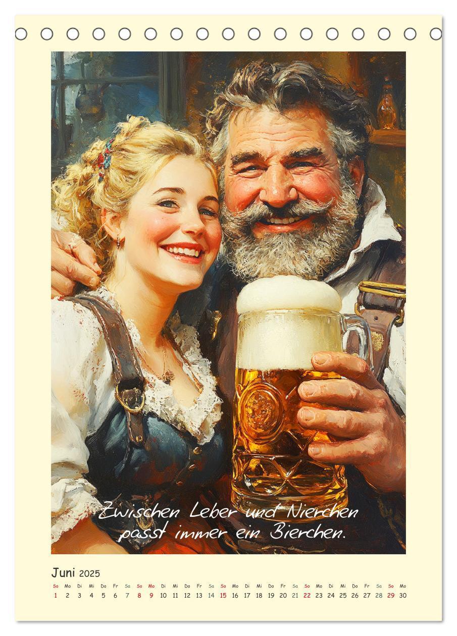 Bild: 9783457189955 | Bier, Bäuche, Sprüche. Spaß mit Hopfen und Malz (Tischkalender 2025...