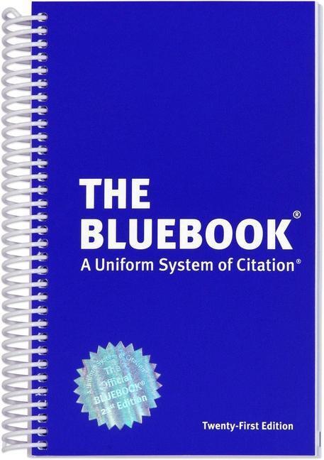 Cover: 9780578666150 | The Bluebook: A Uniform System of Citation, 21st Edition | Taschenbuch