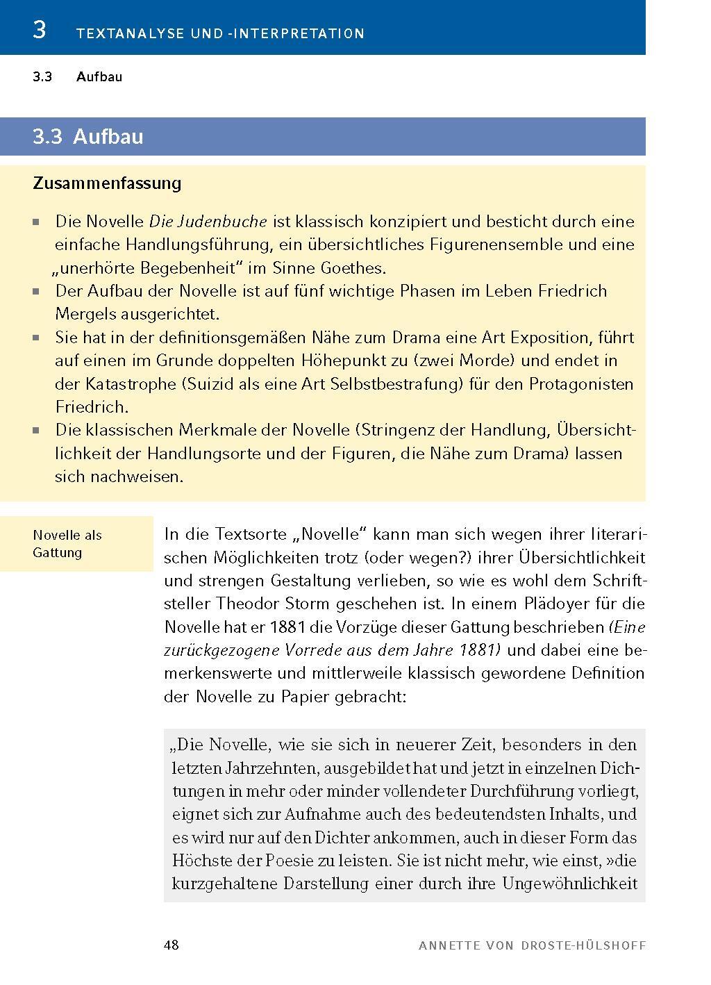 Bild: 9783804421011 | Die Judenbuche von Annette von Droste-Hülshoff - Textanalyse und...