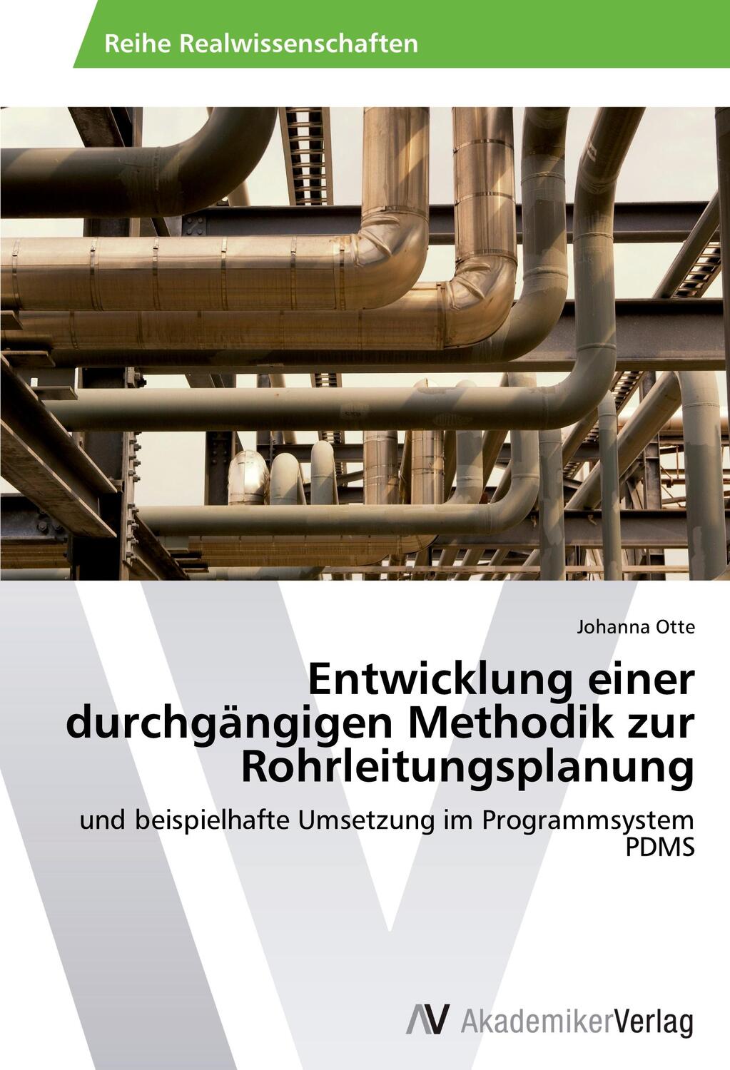 Cover: 9783639390100 | Entwicklung einer durchgängigen Methodik zur Rohrleitungsplanung