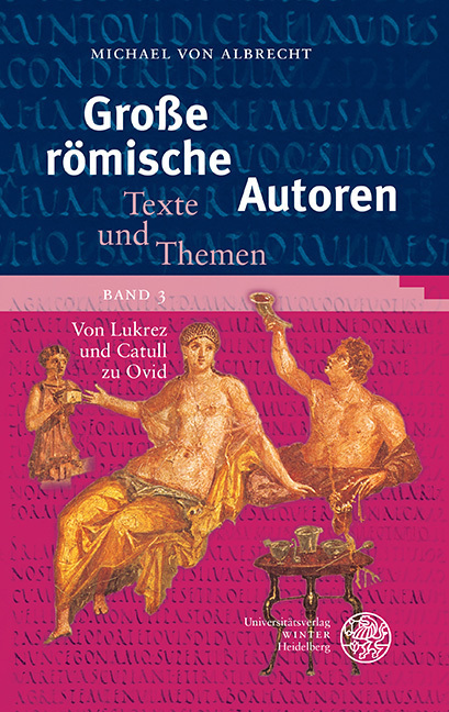 Cover: 9783825360788 | Große römische Autoren / Von Lukrez und Catull zu Ovid | Albrecht