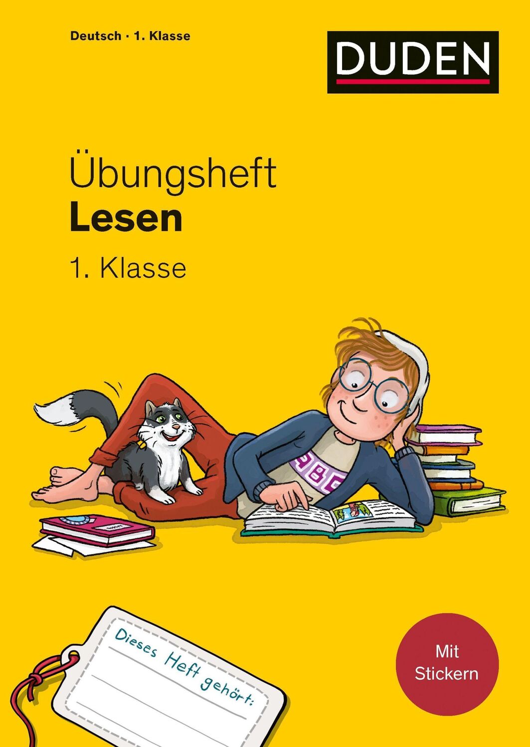 Cover: 9783411762149 | Übungsheft - Lesen 1. Klasse | Mit Stickern und Lernerfolgskarten