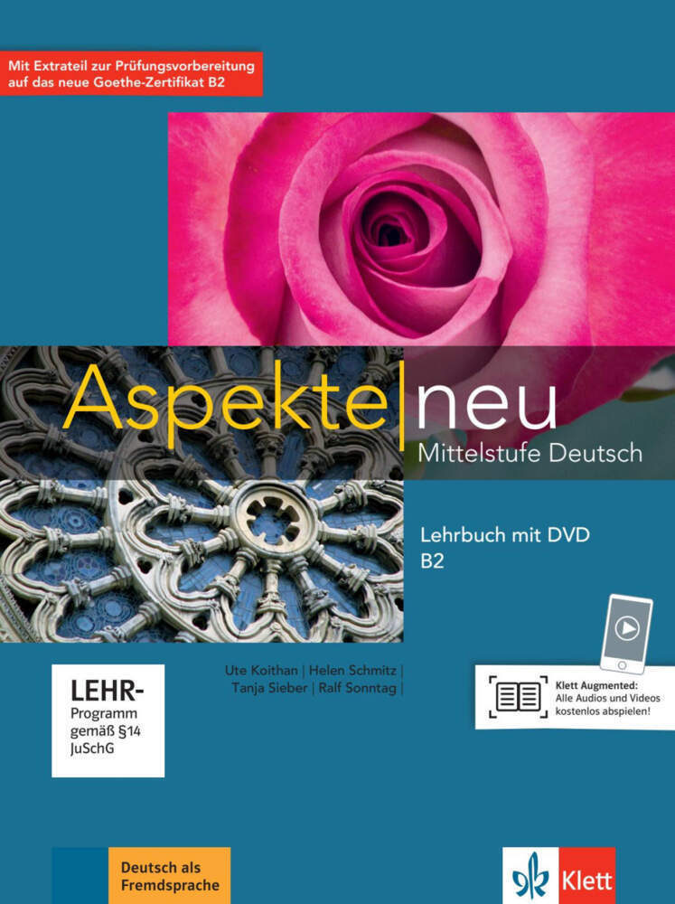 Cover: 9783126050241 | Aspekte neu Lehrbuch B2, m. DVD-ROM | Mittelstufe Deutsch | Buch