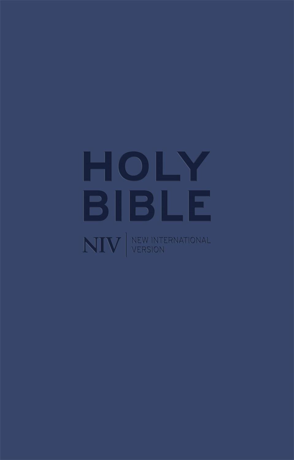 Cover: 9781444794465 | NIV Tiny Navy Soft-tone Bible with Zip | New International Version