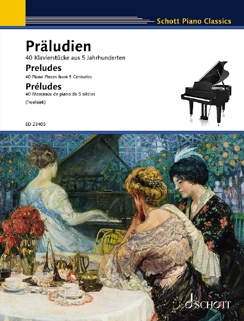 Cover: 9783795723125 | Präludien | 40 Klavierstücke aus 5 Jahrhunderten. Klavier. | Twelsiek