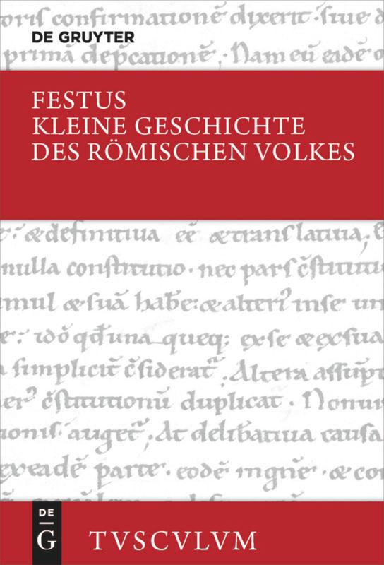 Cover: 9783110658309 | Kleine Geschichte des römischen Volkes | Dt/lat, Sammlung Tusculum