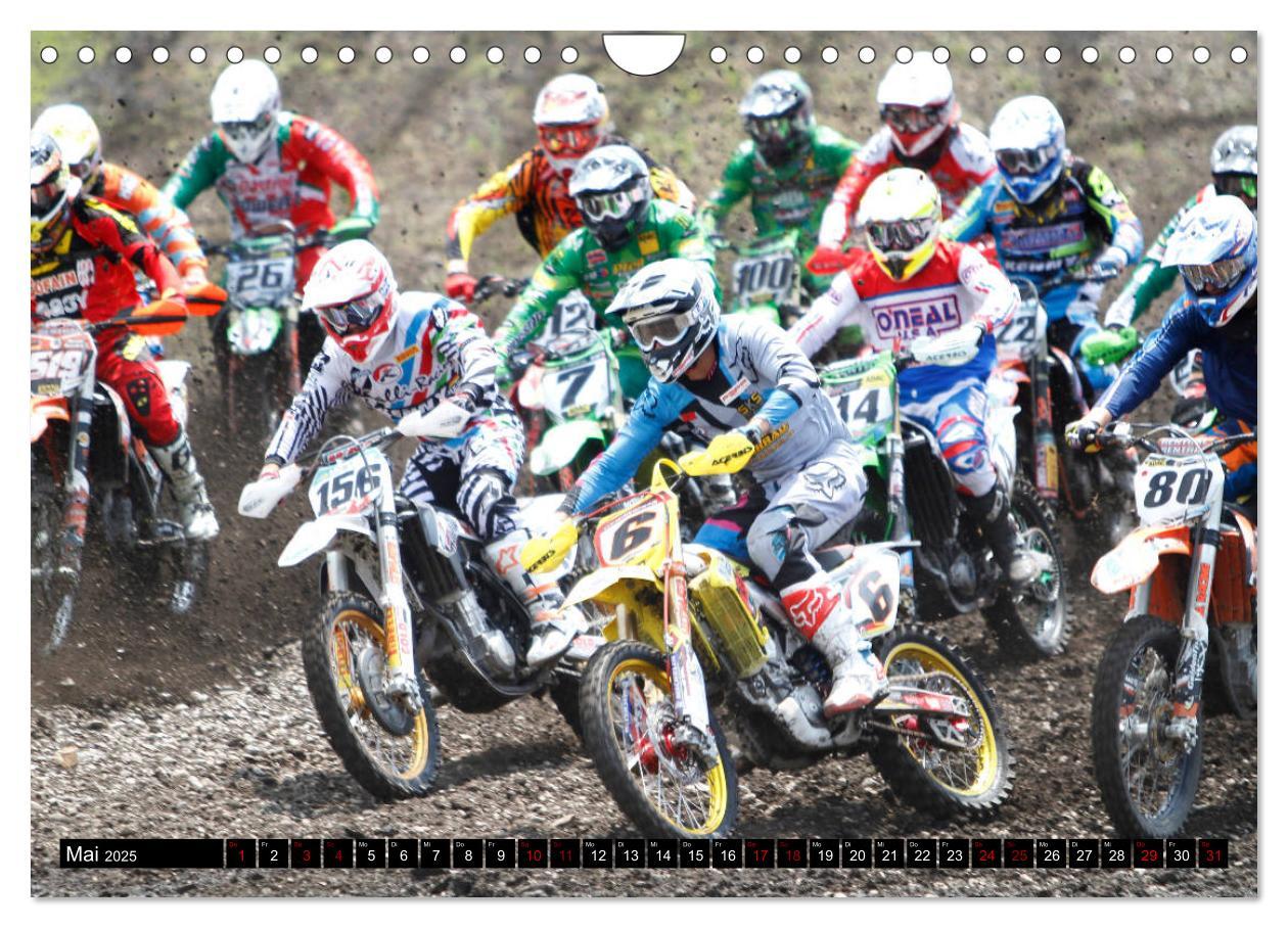 Bild: 9783435131921 | Moto Cross (Wandkalender 2025 DIN A4 quer), CALVENDO Monatskalender