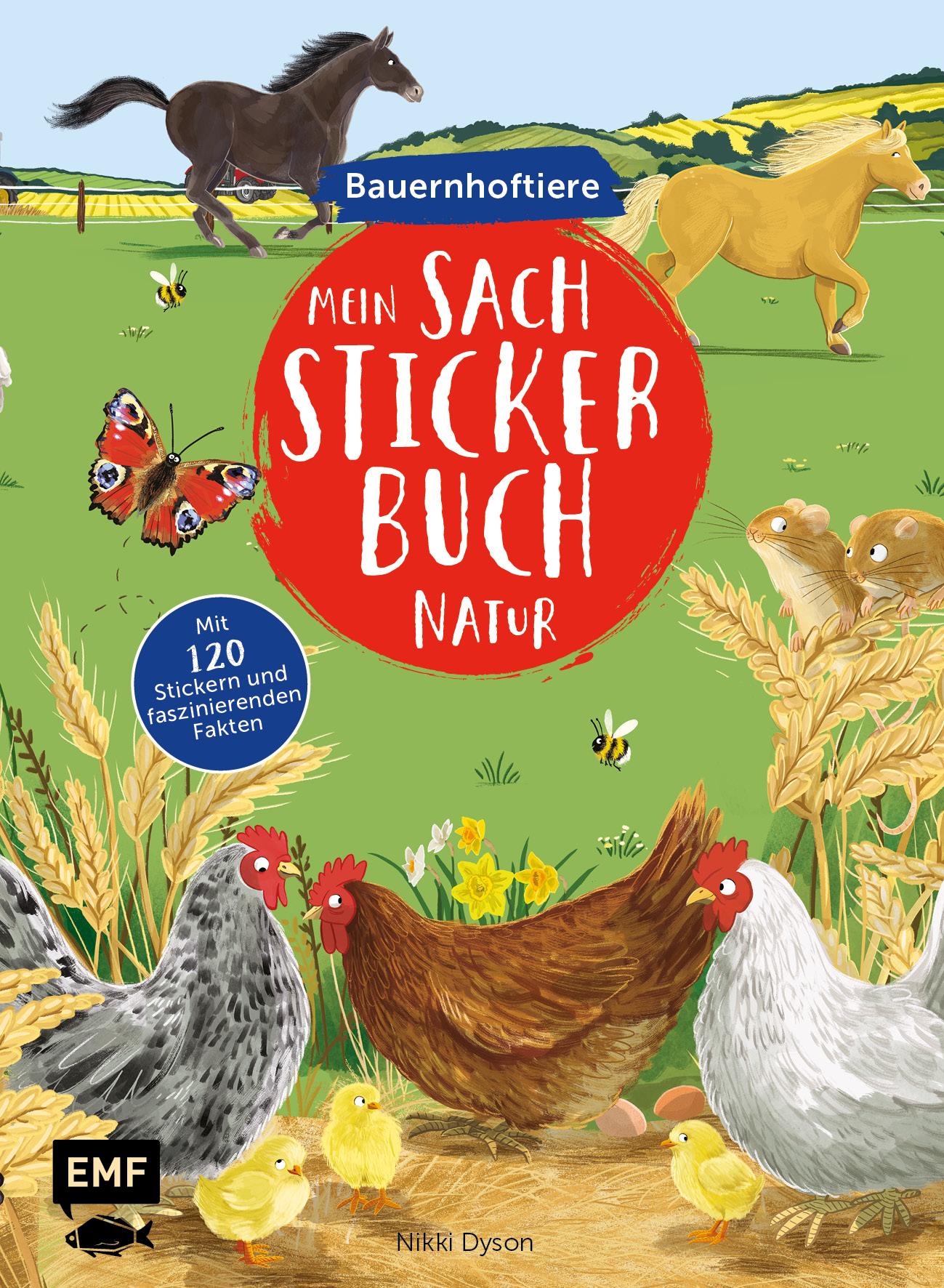 Cover: 9783745900002 | Mein Sach-Stickerbuch Natur - Bauernhoftiere | Nikki Dyson | Buch