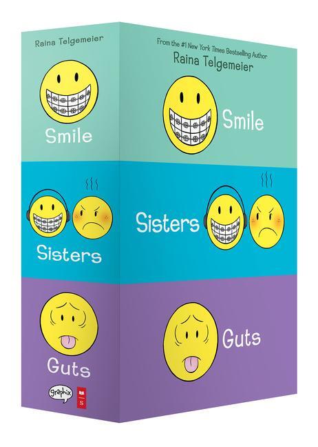 Cover: 9781338599459 | Smile/Sisters/Guts Box Set | Raina Telgemeier | Taschenbuch | Englisch