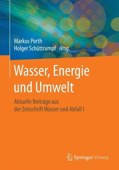 Cover: 9783658159214 | Wasser, Energie und Umwelt | Markus Porth (u. a.) | Buch