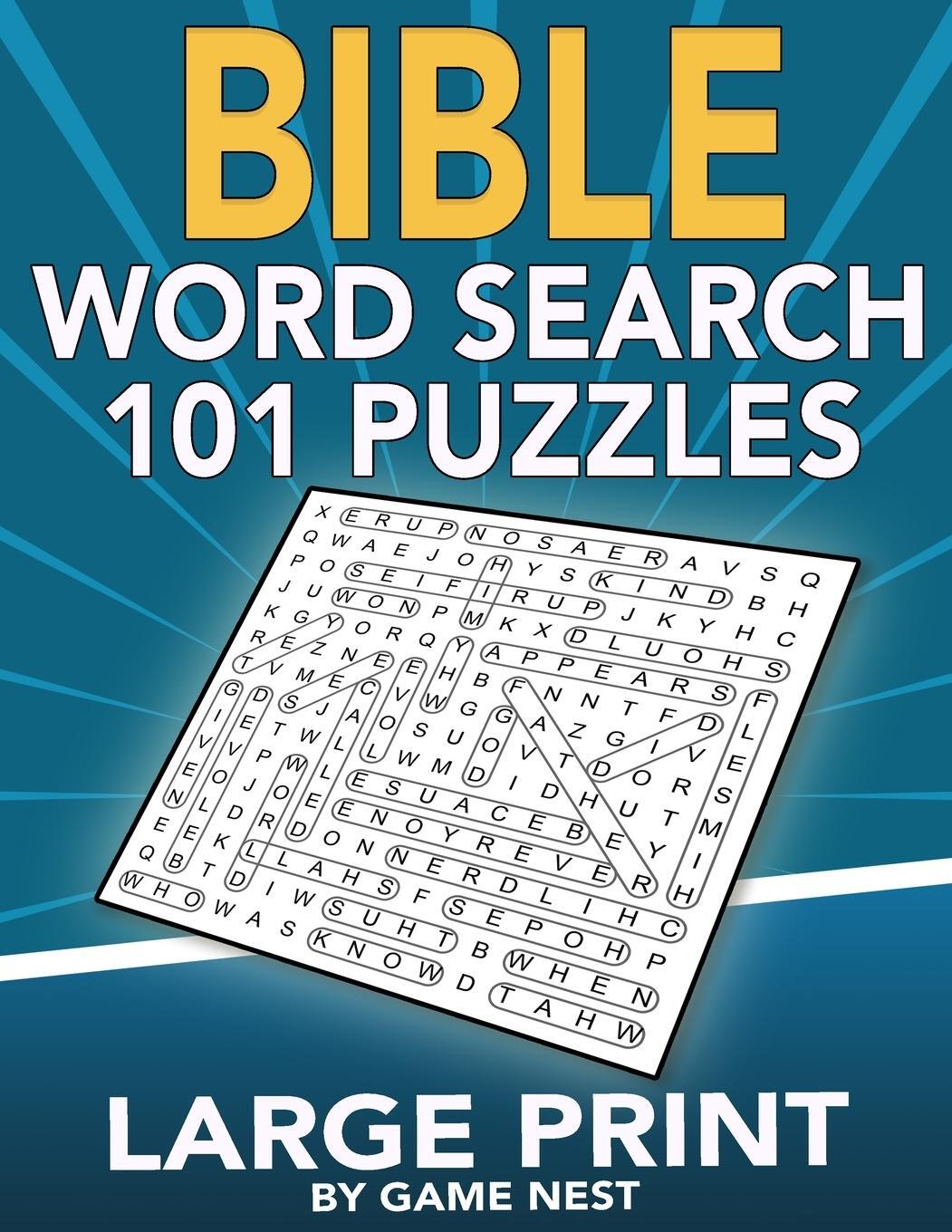 Cover: 9781951791070 | Bible Word Search 101 Puzzles Large Print | Game Nest | Taschenbuch