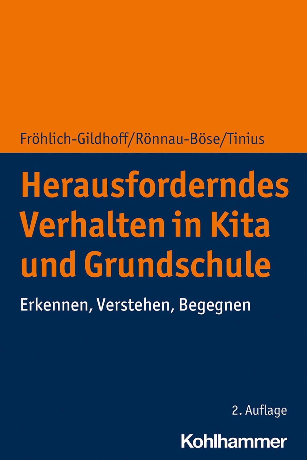 Cover: 9783170389786 | Herausforderndes Verhalten in Kita und Grundschule | Taschenbuch