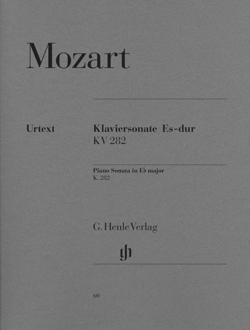 Cover: 9790201800608 | Piano Sonata E Flat Major KV 282 | G. Henle Urtext-Ausgabe