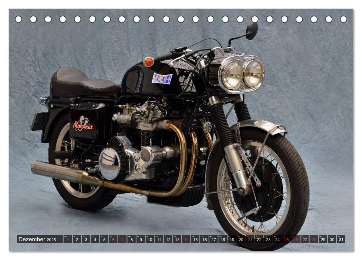 Bild: 9783435684786 | Deutsche Motorrad Oldtimer (Tischkalender 2025 DIN A5 quer),...