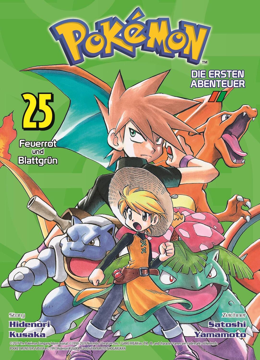 Cover: 9783741613852 | Pokémon - Die ersten Abenteuer | Bd. 25: Feuerrot und Blattgrün | Buch