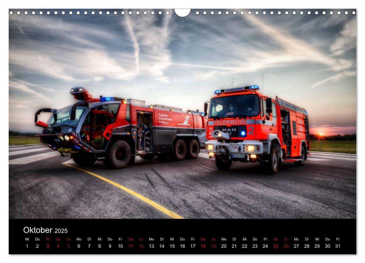 Bild: 9783435422234 | Feuerwehr und Rettungsdienst (Wandkalender 2025 DIN A3 quer),...