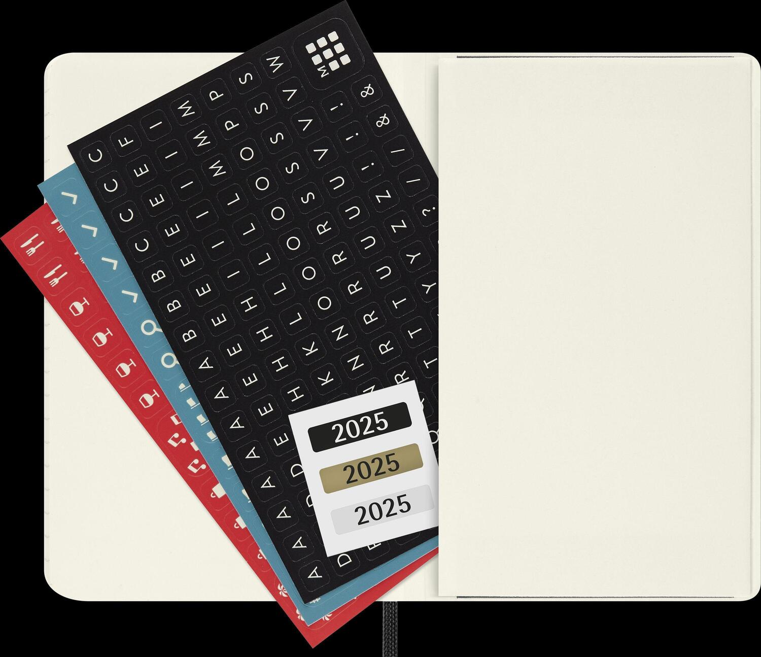 Bild: 8056999270377 | Moleskine 12 Monate Wochen Notizkalender Deutsch 2025, Pocket/A6, 1...