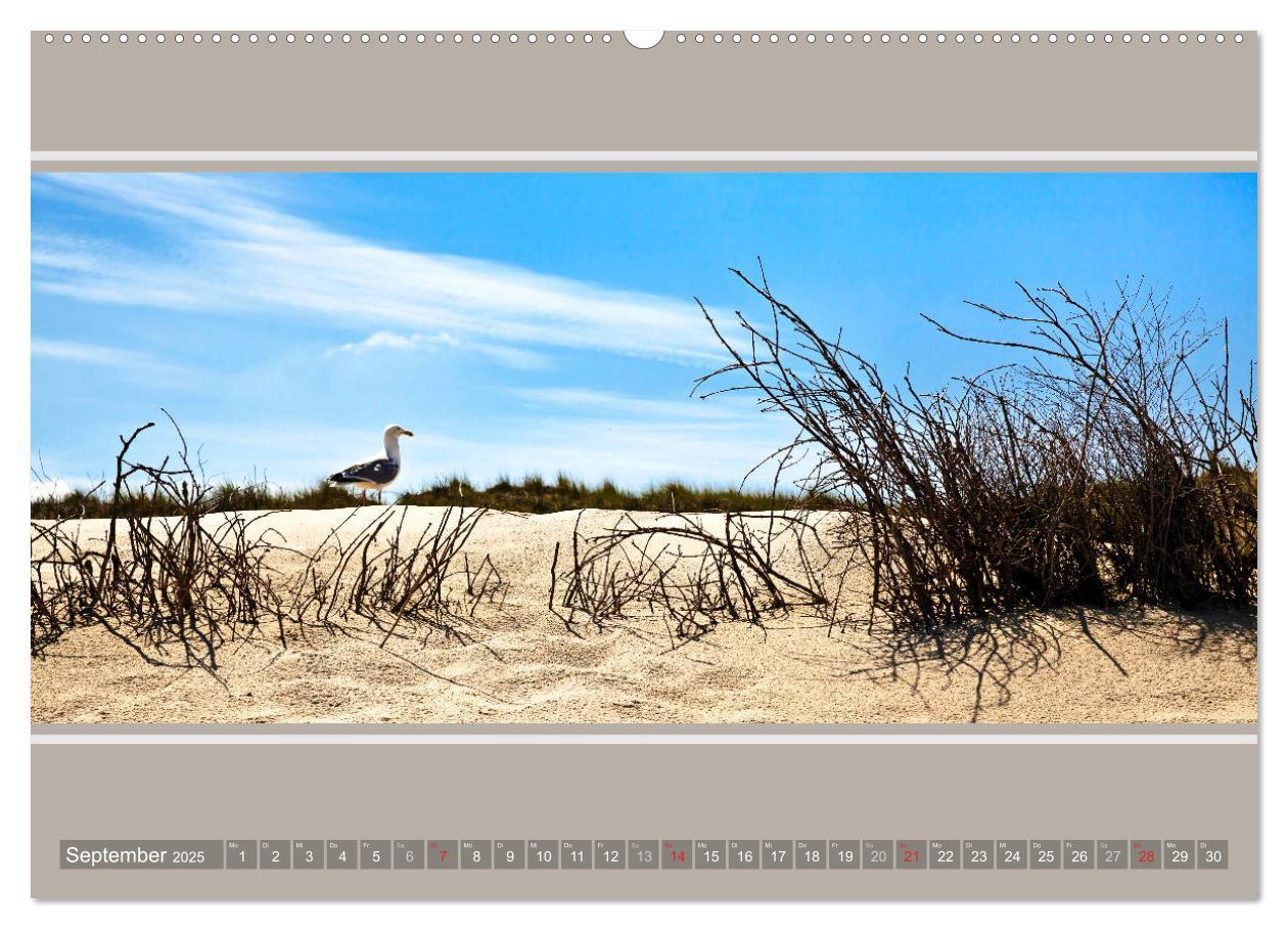 Bild: 9783435485123 | Strandblicke Borkum und Norderney (Wandkalender 2025 DIN A2 quer),...