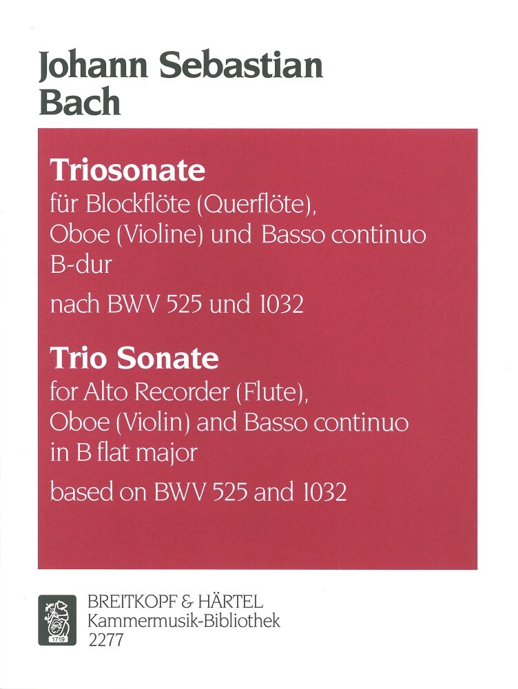 Cover: 9790004502426 | Triosonate Bes (Nach Bwv525 1032) | Johann Sebastian Bach | Buch