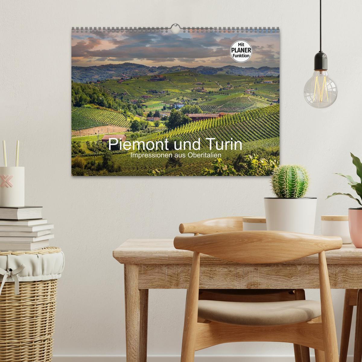 Bild: 9783435343867 | Piemont und Turin (Wandkalender 2025 DIN A3 quer), CALVENDO...