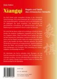 Rückseite: 9783940497284 | Xiangqi | Regeln und Taktik des chinesischen Schachs | Dieter Ziethen