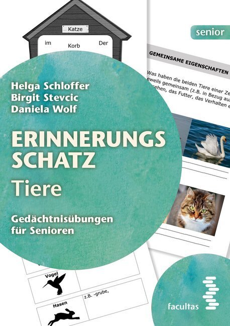 Cover: 9783708919478 | Erinnerungsschatz Tiere | Gedächtnisübungen für Senioren | Taschenbuch