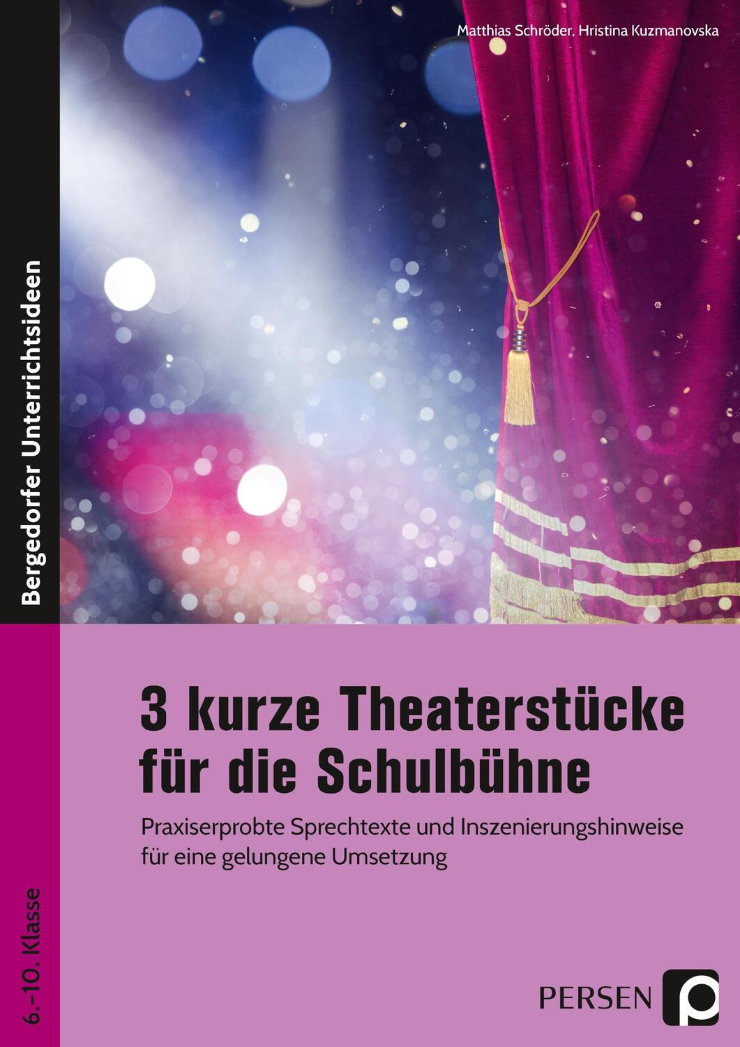 Cover: 9783403205166 | 3 kurze Theaterstücke für die Schulbühne | Kuzmanovska (u. a.) | 2020
