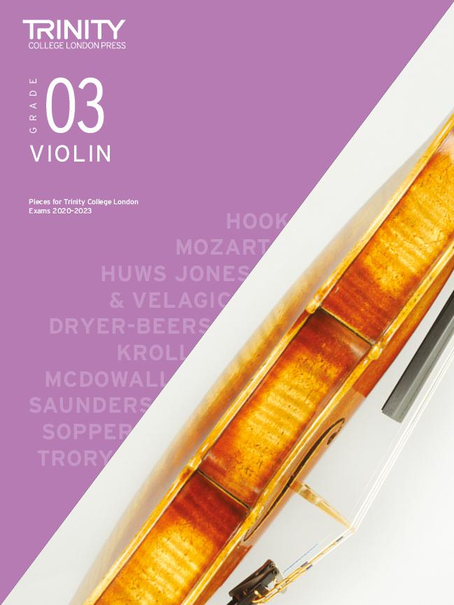 Cover: 9780857368249 | Violin 2020-2023 Grade 3 | Trinity College London | London | Broschüre