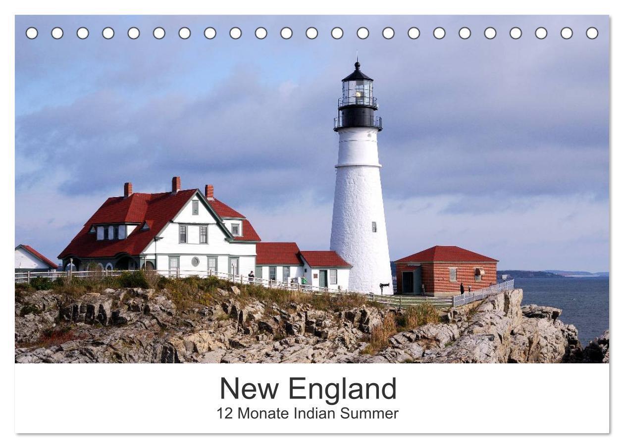 Cover: 9783383340277 | New England - 12 Monate Indian Summer (Tischkalender 2024 DIN A5...