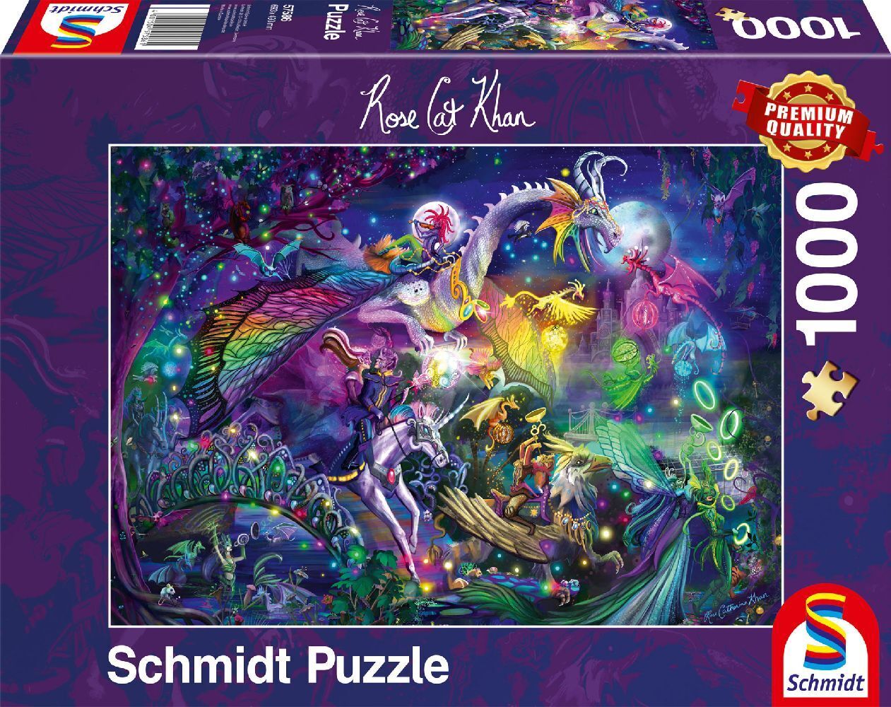 Cover: 4001504575861 | Sommernachtszirkus | Puzzle Rose Cat Khan 1.000 Teile | Spiel | 2023
