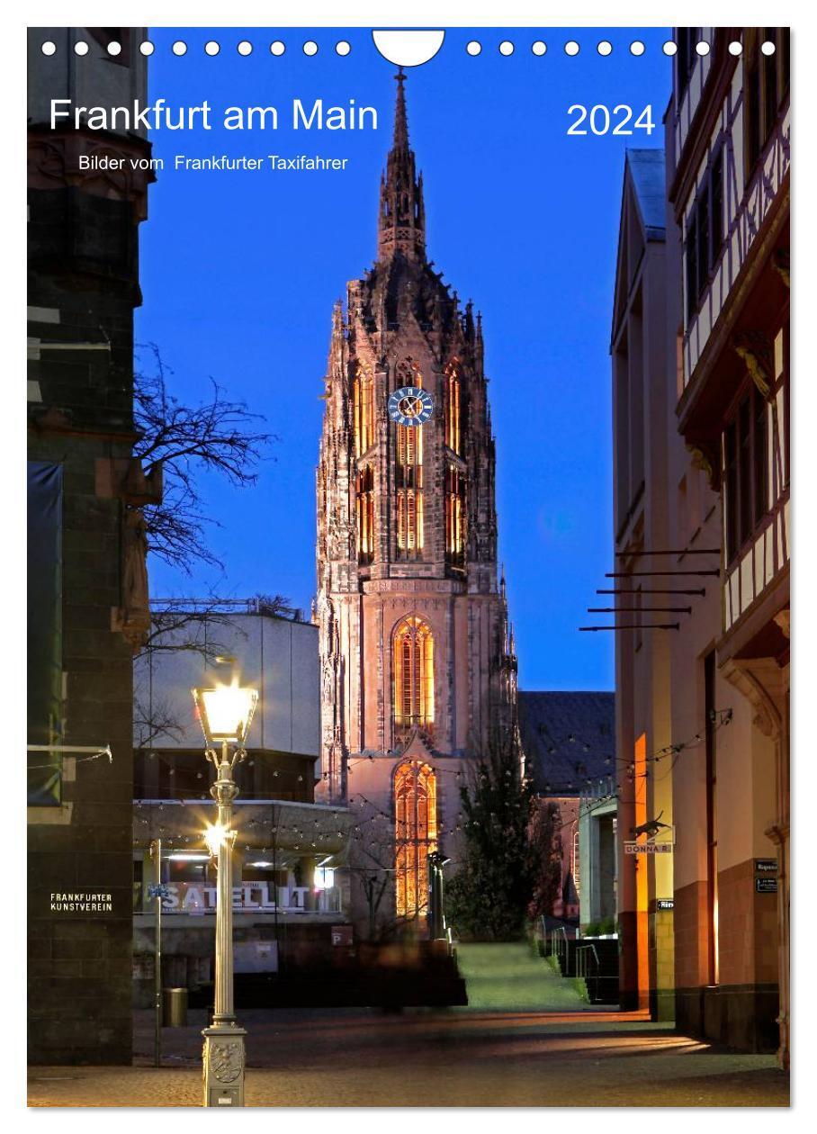 Cover: 9783383449574 | Frankfurt am Main 2024 Bilder vom Taxifahrer (Wandkalender 2024 DIN...