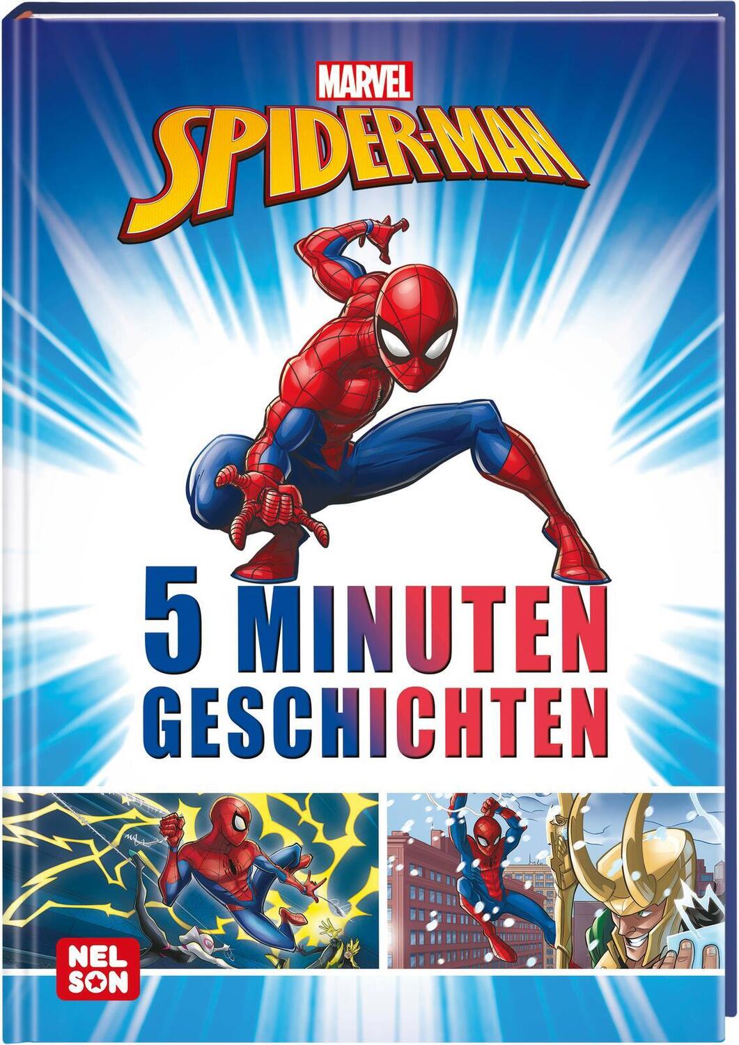 Cover: 9783845122359 | Spider-Man: 5-Minuten-Geschichten | Vorlesespaß auf 80 Seiten | Buch