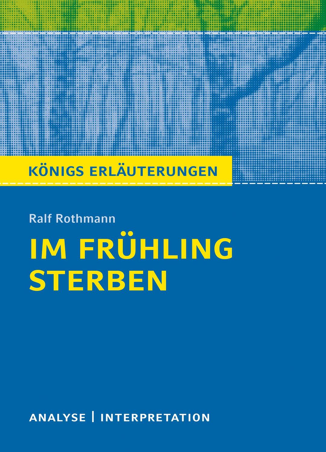 Cover: 9783804420601 | Im Frühling sterben von Ralf Rothmann | Ralf Rothmann | Taschenbuch