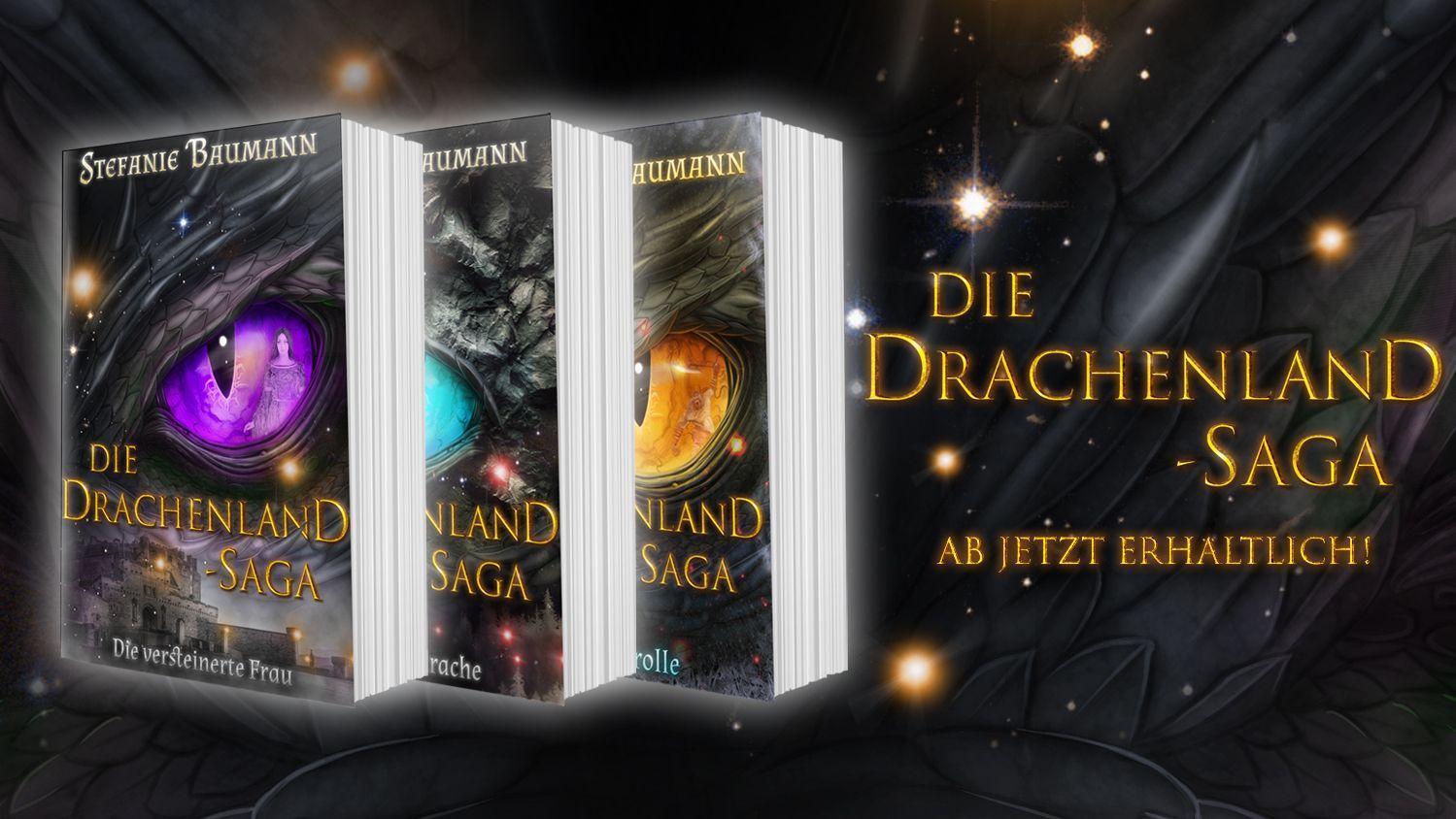 Cover: 9783948055622 | Die Drachenland-Saga Band 1 bis 3 (Trilogie). Set | Stefanie Baumann