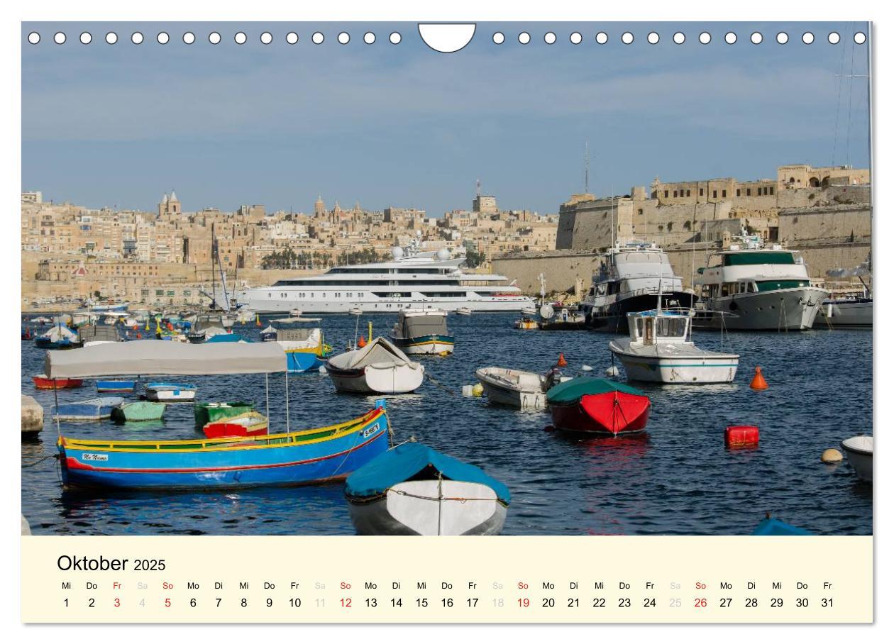 Bild: 9783435654307 | Malta und Gozo, Perlen im Mittelmeer (Wandkalender 2025 DIN A4...