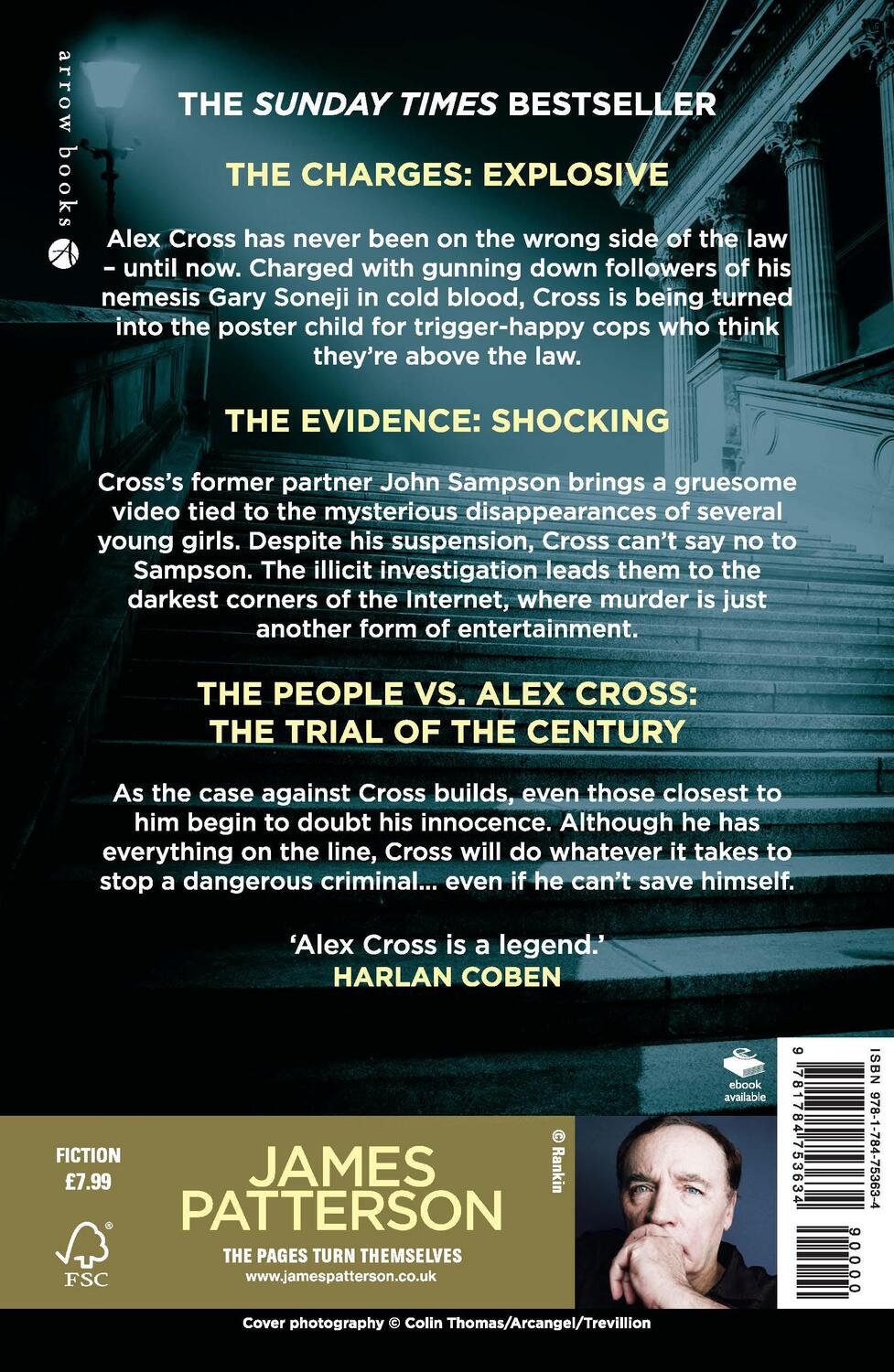 Rückseite: 9781784753634 | The People vs. Alex Cross | (Alex Cross 25) | James Patterson | Buch