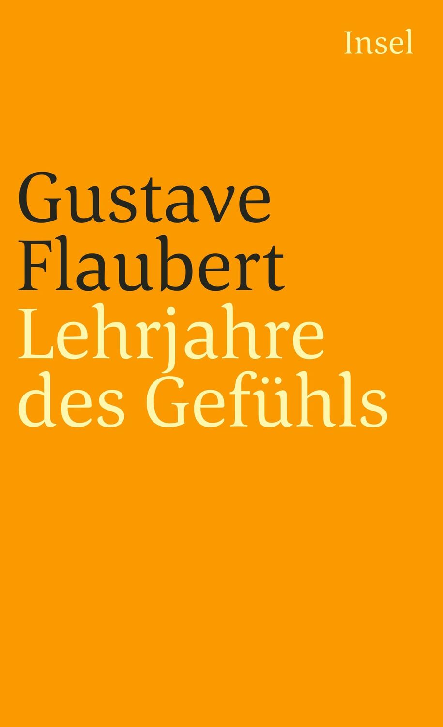 Cover: 9783458348375 | Lehrjahre des Gefühls | Geschichte eines jungen Mannes | Flaubert