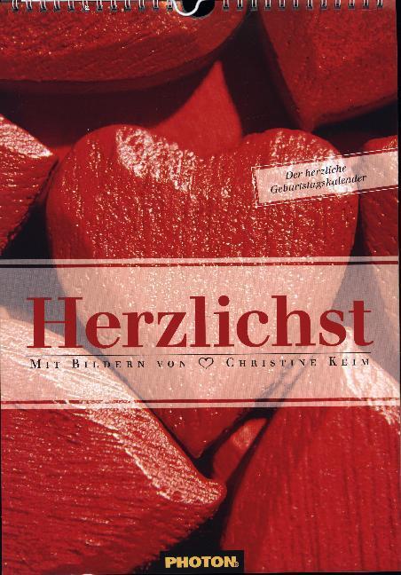 Cover: 9783940052803 | Herzlichst, Geburtstagskalender | PHOTON-Verlag | Kalender | 13 S.