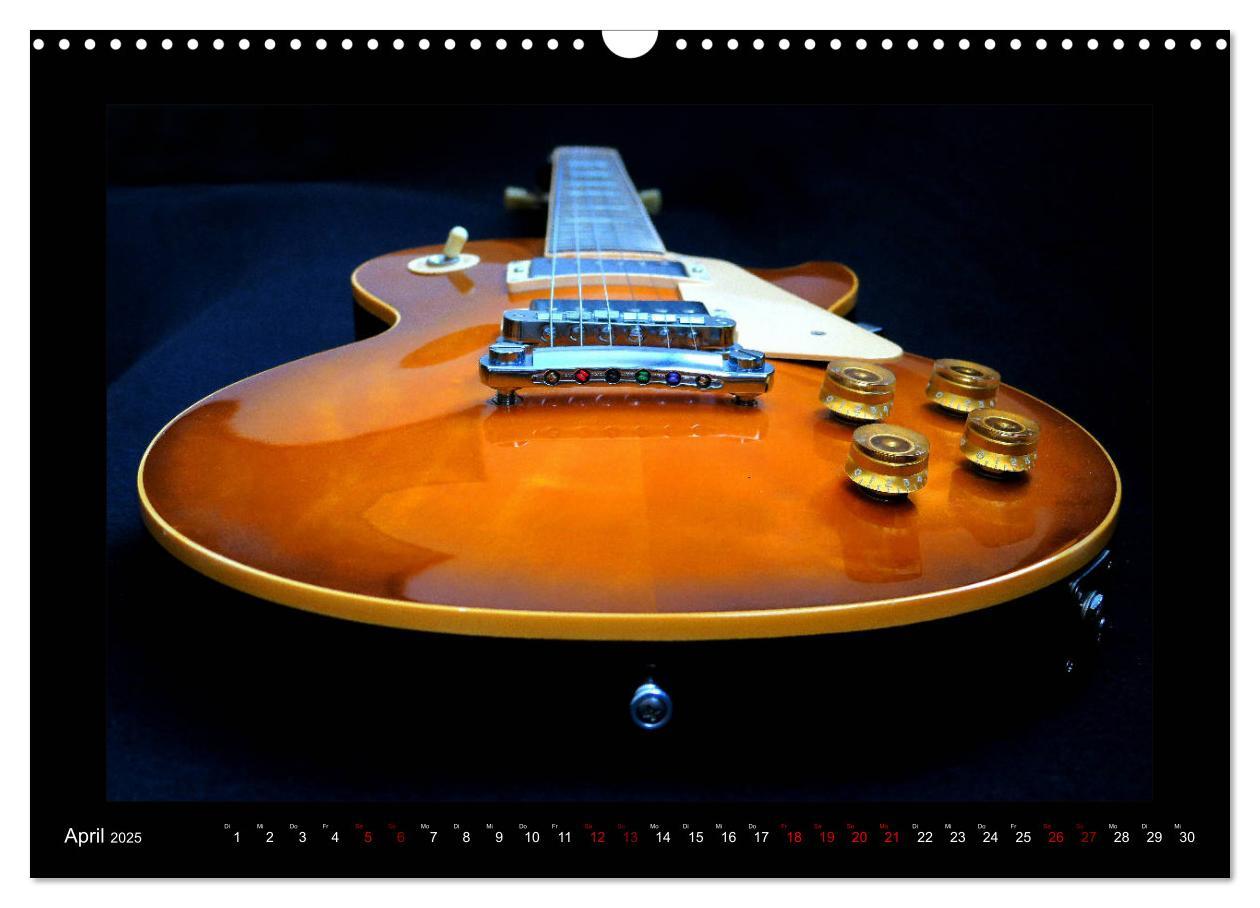 Bild: 9783435344215 | Rockgitarren im Blitzlicht (Wandkalender 2025 DIN A3 quer),...