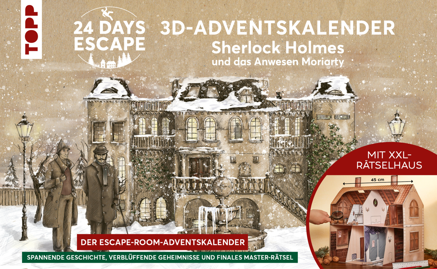 Cover: 4007742181925 | 24 Days Escape: 3D-Adventskalender - Sherlock Holmes und das...
